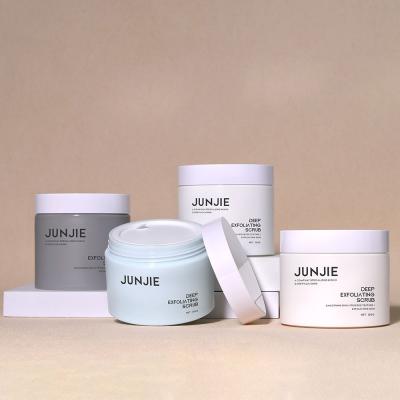 Impression à écran de soie 80-200g Grand conteneur Crème de gommage pour le corps Crème de beurre pour le corps Ecologique Bouteille à double paroi Bouteilles larges en plastique