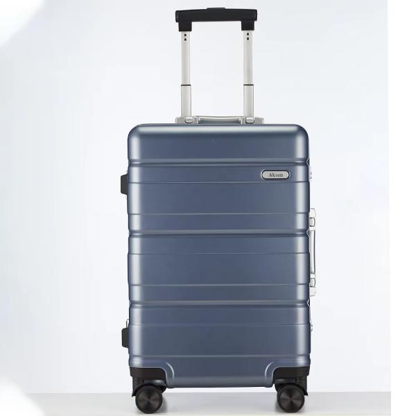 Outdoor Travel Trolley Suitcase Sets with Aluminum Trolley and 360 Degree Spinner Wheel
