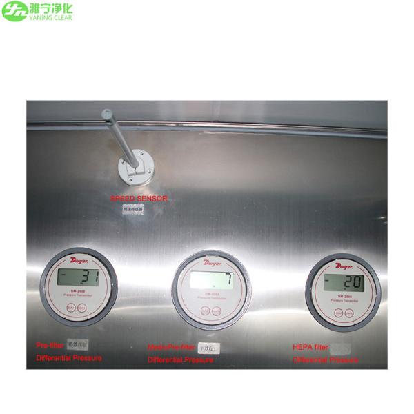 A cabine do fluxo SUS304 laminar pulveriza a pressão negativa distribuidora 0.65m/s