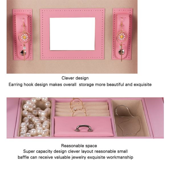 Large Multifunction Jewellery Travel Organiser , Display Luxury Earring Gift Box