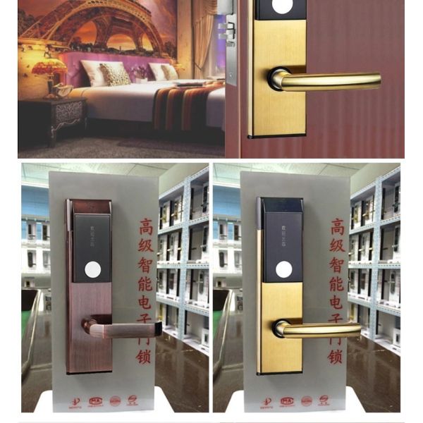 Cerradura elegante RFID del control de acceso de la tarjeta de la proximidad del hotel electrónico del sistema