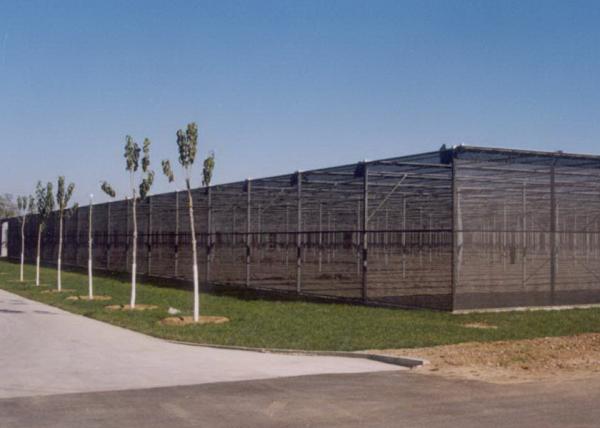 Black Shade Net House 2-5 Meter Height For Snail Farms Block Sunlight