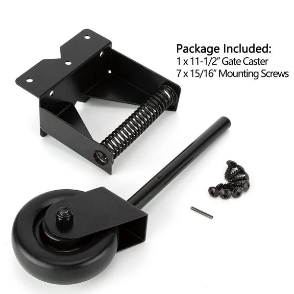 Цинковая пружина с вращающимся колесом колеса резиновые колеса для деревянных ограждений