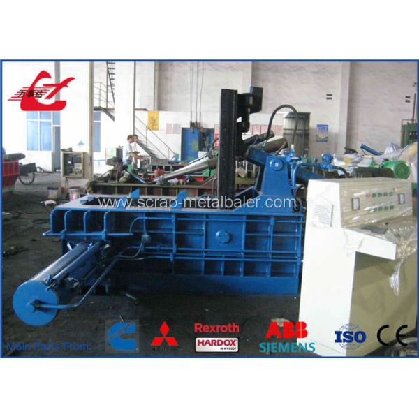 Auto Control Scrap Metal Baler / Hydraulic Scrap Baling Press For Aluminum Waste Steel
