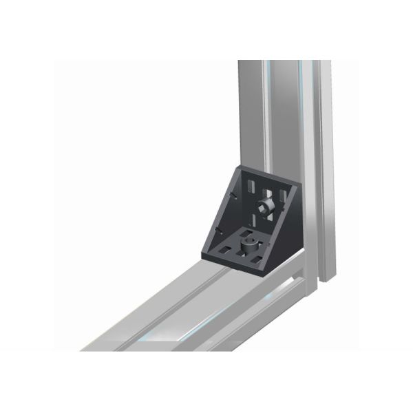 Штранг-прессование слота соединителя т угла 45 градусов алюминиевое с угловым кронштейном крышки 20кс20