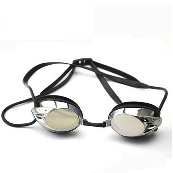 UV Protected Mirrored Women's Triathlon Goggles Full Silicone Head