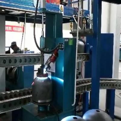 Le CHAT longitudinal MIG d'équipement de soudure continue de plaque d'acier de cylindre de gaz de LPG la machine de soudure continue