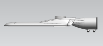 Простая структура светодиодные уличные светильники для легкой установки IP66 водонепроницаемая IK08 3030 SMD LED