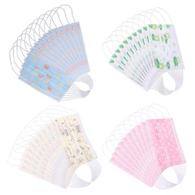 Anti Dust Disposable Kid Face Mask Sick Skin Friendly Adjustable Nose Piece