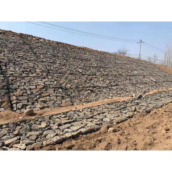 2*1*0.5m Durability Customization Gabion Cage Wall For Slope Protection & Mine Restoration
