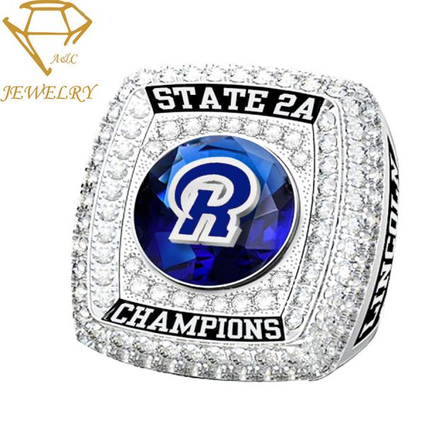 3D Design Personalized Sports Championship Rings for High School, College, State Championship
