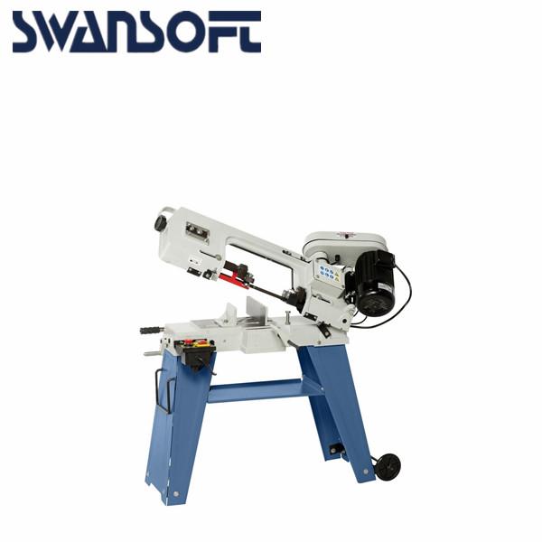 Mini Small Portable Horizontal Metal Band Saw Machine BS-115 with blade free supply