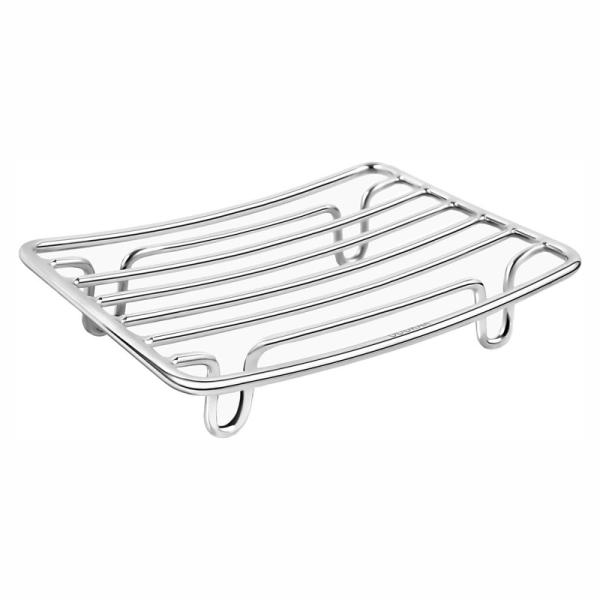 Stainless Steel Rust Proof Self Draining Bar Soap Dish Holder for Shower Bathroom