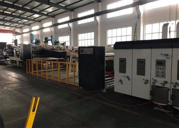 Multi Color Printer Slotter Die-Cutter Gluer Strapper Linkage Line For Carton Box