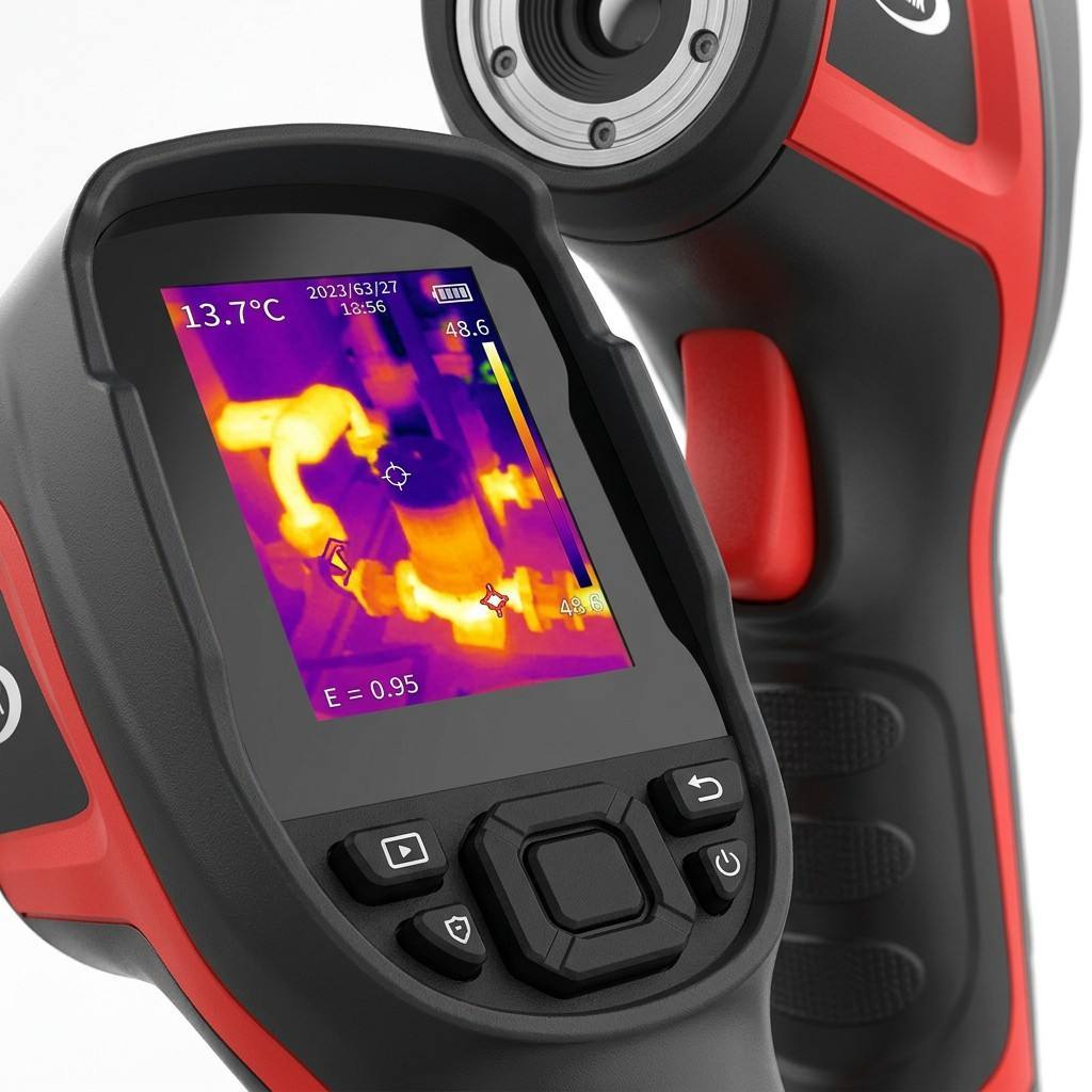 Supplier 256x192 Handheld Thermal Camera for Electrical HVAC Inspection High Sensitivity Clear Image CE FCC MSS-R-CX200SE+