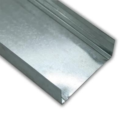 Long Lasting Metal Stud Partition Wall Galvanized Or Painted Light Steel Keel Customizable Length