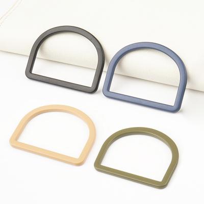 Bag Making Accessories Metal D Buckle Alloy D Shape Loop Buckle for Bags 4/5 1 1.5