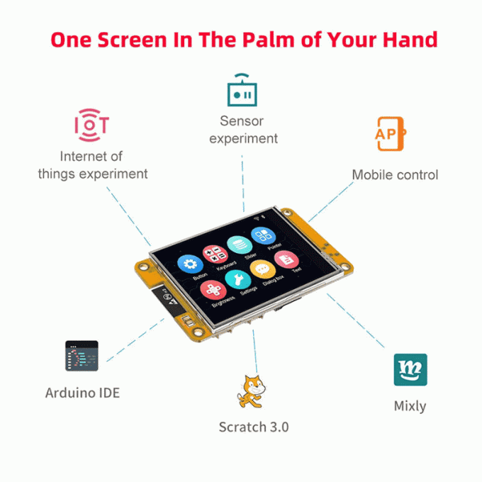 240x320 ESP32 Display Module 2.4 Inch ESP32 Development Board WiFi Bluetooth Smart Screen