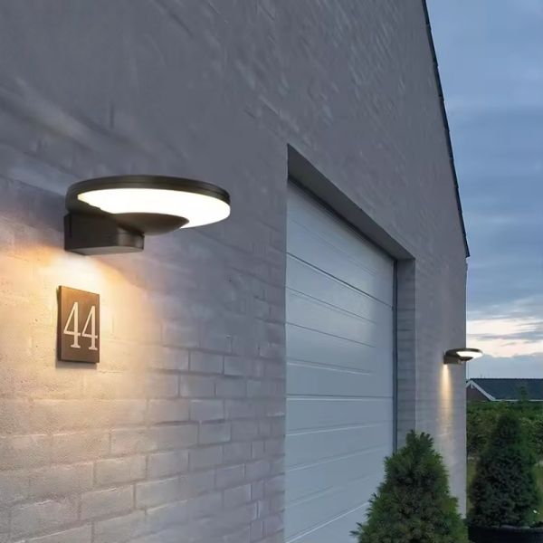 Outdoor Solar Wall Light with Motion Sensor IP65 Waterproof LED for Garden & Fence