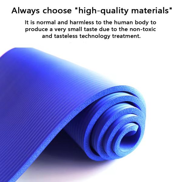 183*61*0.8cm Exercise Yoga Mat NBR Washable Custom Logo Yoga Mats