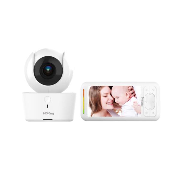 Smart Phone 720p Babyphone Monitor 5V Home Pet Camera Ring Music WiFi Video With Crib Mount