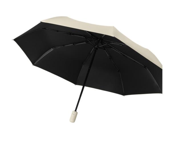 Auto-abre e fecha totalmente Compacto Portátil 3 Folding Fibra de Vidro por 8 costelas guarda-chuva de viagem