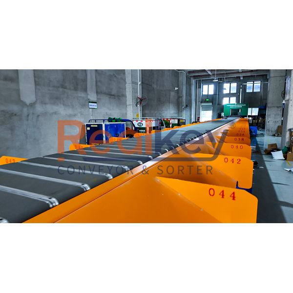 High Efficiency Linear Narrow Belt Sorter Conveyor CE Certified