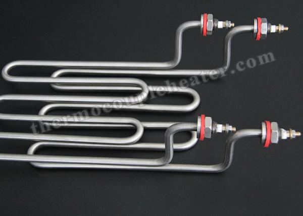 calefator tubular de aço inoxidável da forma de 300 -1550mm W, calefatores de imersão industriais