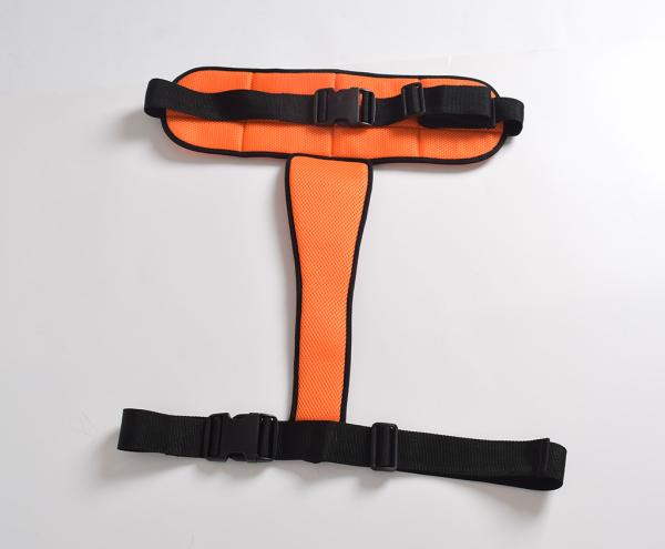Orange Color Wheelchair Seat Belt Decompression Sponge