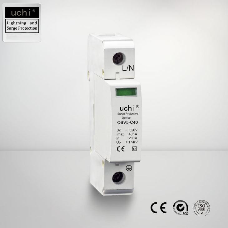 Ограничитель перенапряжения VDR типа 2 рельса Din Mountable материальный для радиосвязей