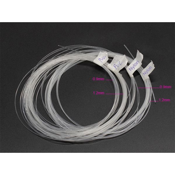 Оболочка кабеля оптического волокна G657 FTTH невидимая прозрачная крытая связывающ проволокой 0,9 PVC 1.2mm