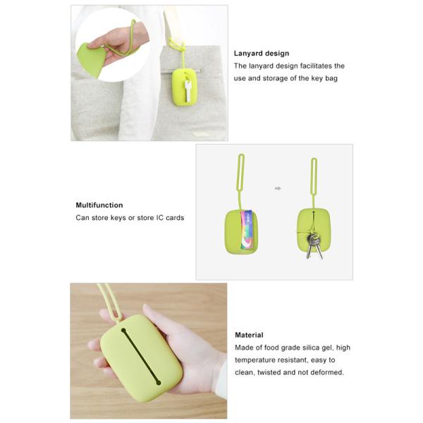 Custom Silicone Key Bag , Most Popular Products Promotion Christmas Gift