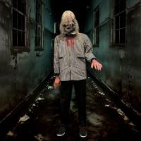 Pneumatic Horrible Haunted House Ghost Props Sound Control Halloween Corpse Props