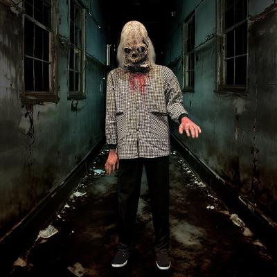 Pneumatic Horrible Haunted House Ghost Props Sound Control Halloween Corpse Props