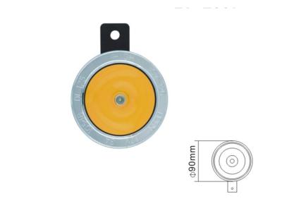 Yellow Iron Car Electric Horn 12V / 24V Voltage 105 -115 DB Sound Level