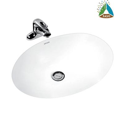 SASO oval sob a bacia contrária 555x405x195mm para o toalete do hotel