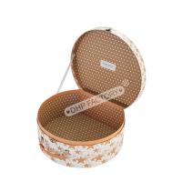 Boîte à chapeaux en carton, boîte à valises en PU pour vêtements
