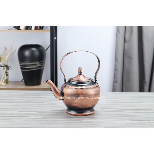 20cm Durable stainless steel water fast boiling kettle  silver color kitchen tea kettle double wall hotel water kettle