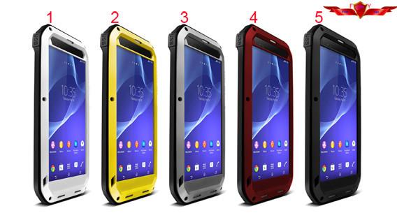 100% Aluminum Qualify Dirtproof/Shockproof/Waterproof Case For Sony Xperia T2 Ultra