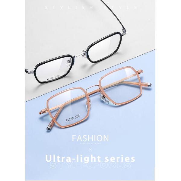 Титан ацетата ультра освещает объектив коробки металла CE стекел ясный