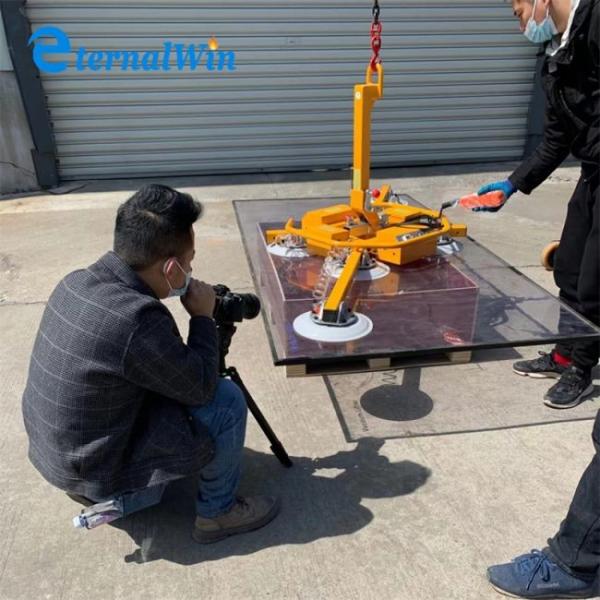 Equipamento de elevação de vácuo de vidro a bateria de corrente contínua 400 kg 1000 kg 1200 kg