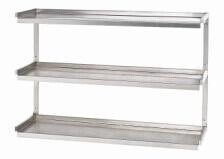 стена установила 3 блока Shelving нержавеющей стали яруса для холода/замерзая комнаты