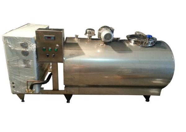 Easy Operate Milk Cooling Tank / SS Milk Tank With Copeland Air Compressor