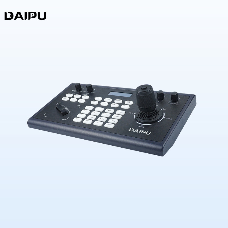IP PTZ Camera Control Keyboard with 4D Joystick and NDI Controller by DAIPU CCU-103
