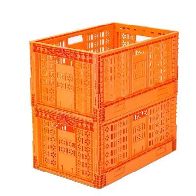 Caixa de armazenamento de ventilação dobrável 600x400x300mm PP para transporte e supermercado