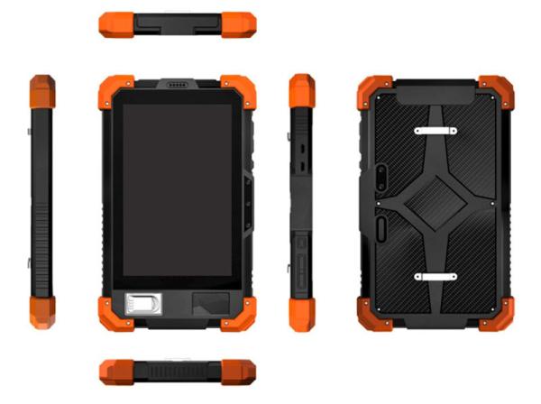 Android Industry 7 Inch Rugged Tablet Quad Core MT6737 NFC UHF RFID