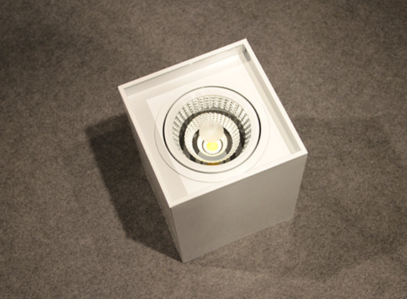20w square surface mounted LED downlight with 45/60 degree beam angle