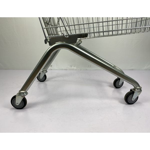 CE 125L European Large Shopping Cart 110kgs Loading Capacity Metal Shopping Trolley