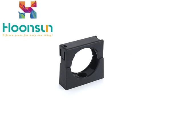 Durable Plastic Tube Clamp , Plastic Conduit Clamps With Cover For Flexible Conduit