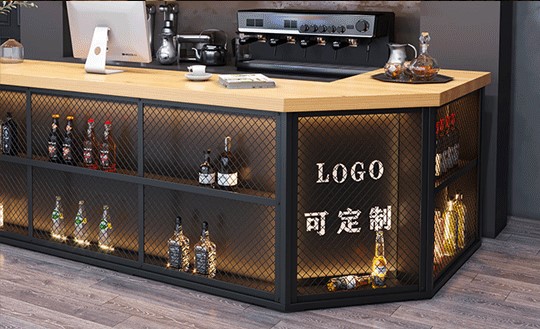 Mini LED Counter Height Nightclub Bar Table Modern Furniture